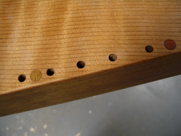 Bowed Psaltery Wood Dot Note Markers