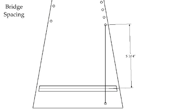 Bowed Psaltery Bridge Placement CAD Plan