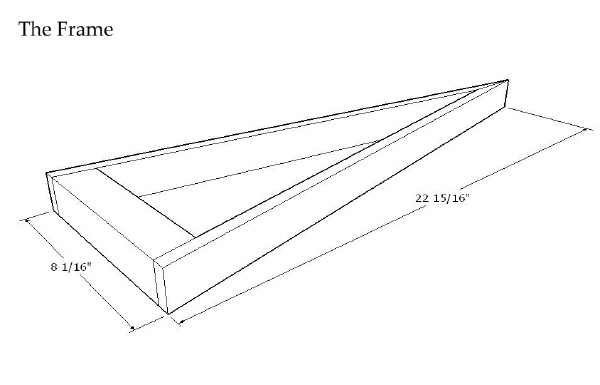 Bowed Psaltery Frame CAD Plan