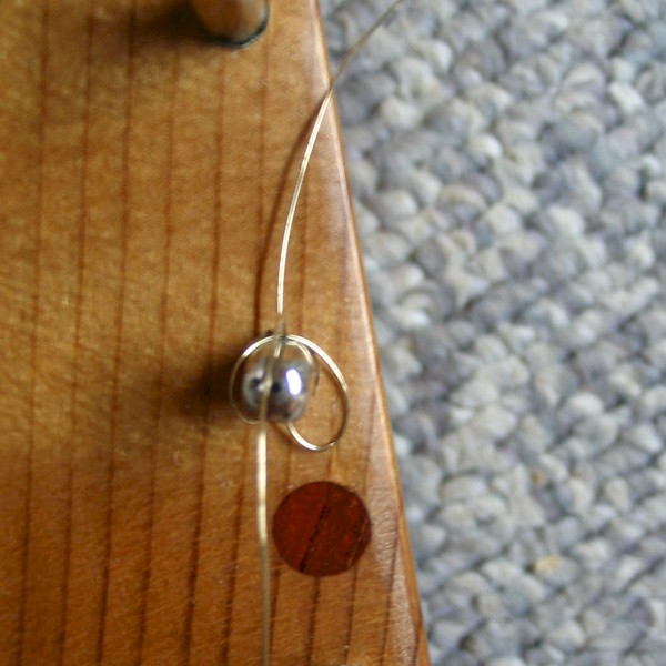 Bowed Psaltery Stringing Hitch Pin Tying