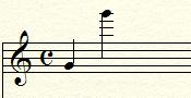Playing range for this bowed psaltery (G4 to G6)