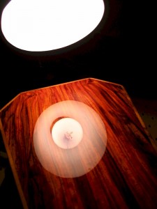 A pore-filled, high gloss finish for Cocobolo