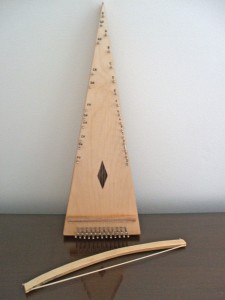 Rebecca and Fritz Dowe bowed psaltery