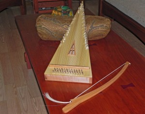 Robert Wright bowed psaltery